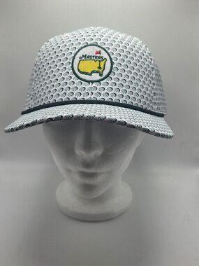 Masters 2026 Golf Rope Hat Snapback Umbrelka Green And White NWT.